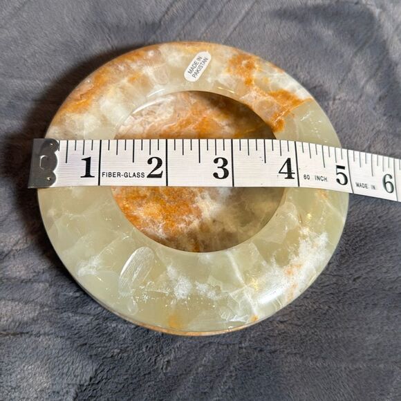 Gorgeous Natural Stone Ashtray or Trinket Box Heavy BRAND NEW Great Gift - Picture 7 of 12